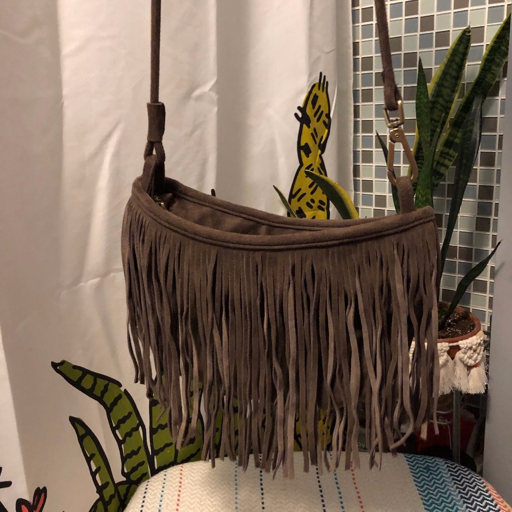 Altar’d State Suede Fringe Bag